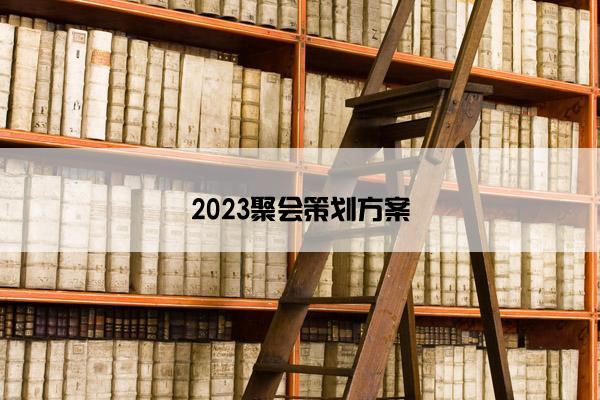 2023聚会策划方案