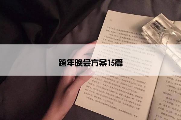 跨年晚会方案15篇