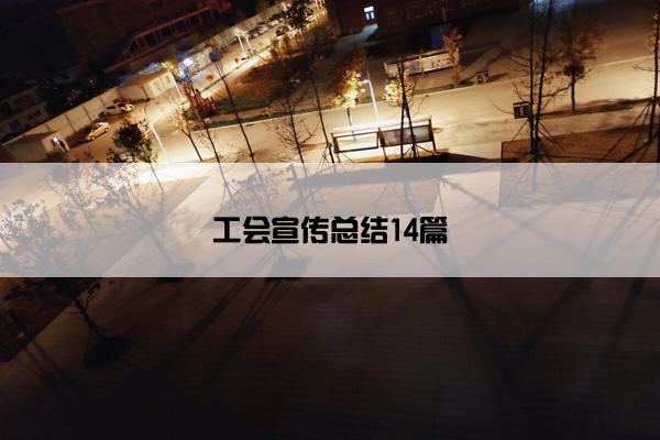 工会宣传总结14篇