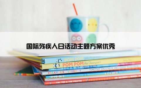 国际残疾人日活动主题方案优秀