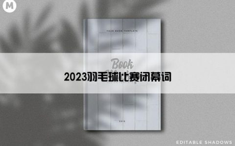 2023羽毛球比赛闭幕词