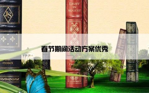 春节期间活动方案优秀