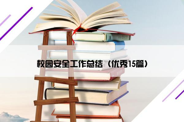 校园安全工作总结（优秀15篇）