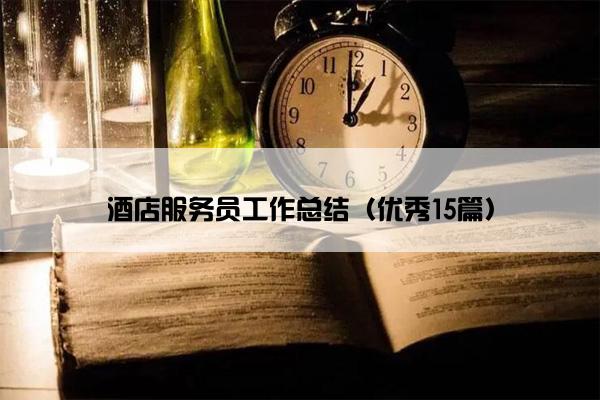 酒店服务员工作总结（优秀15篇）