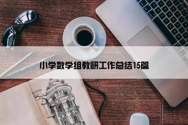 小学数学组教研工作总结15篇