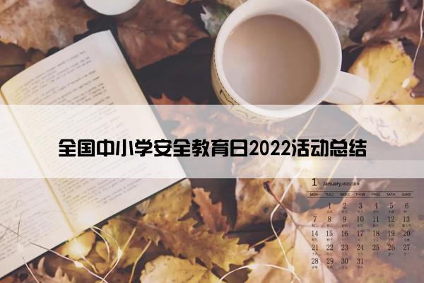 全国中小学安全教育日2022活动总结