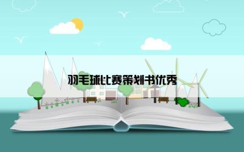 羽毛球比赛策划书优秀