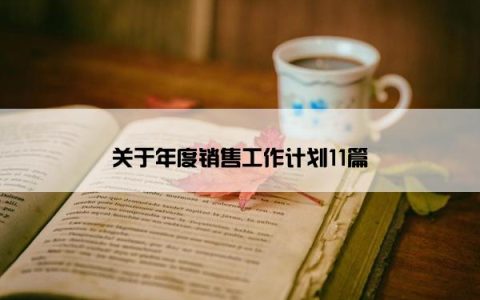 关于年度销售工作计划11篇