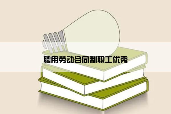 聘用劳动合同制职工优秀