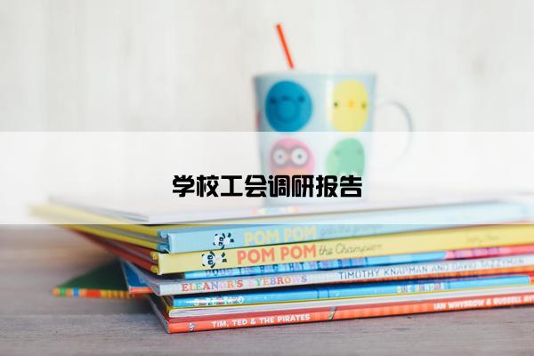 学校工会调研报告