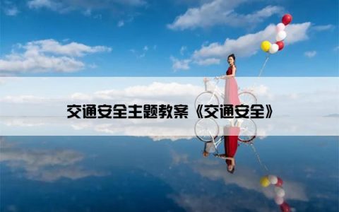交通安全主题教案《交通安全》