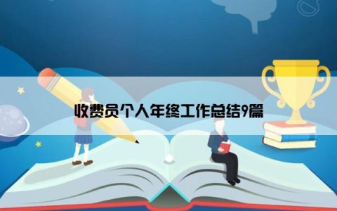 收费员个人年终工作总结9篇