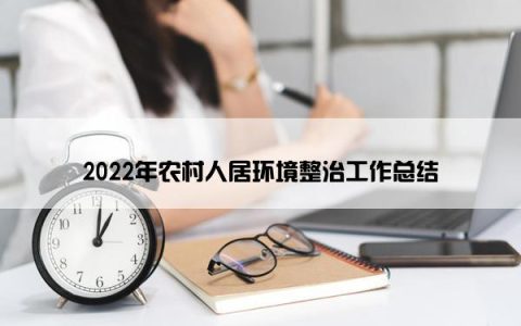 2022年农村人居环境整治工作总结