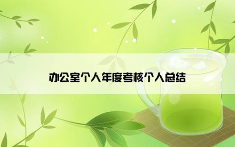 办公室个人年度考核个人总结