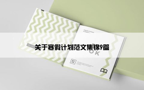 关于寒假计划范文集锦9篇