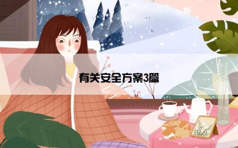 有关安全方案3篇