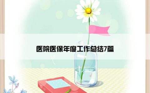 医院医保年度工作总结7篇