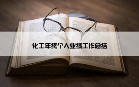化工年终个人业绩工作总结