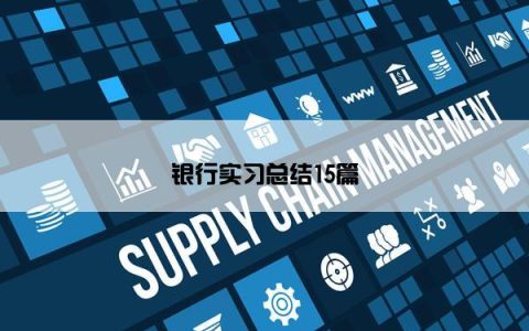 银行实习总结15篇