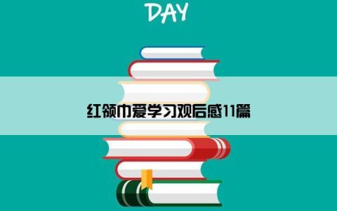 红领巾爱学习观后感11篇