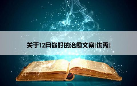 关于12月你好的治愈文案[优秀]