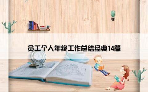 员工个人年终工作总结经典14篇