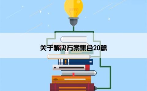 关于解决方案集合20篇