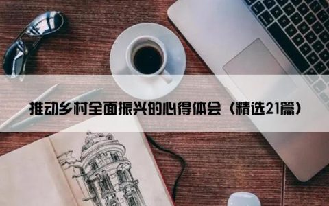 推动乡村全面振兴的心得体会（精选21篇）