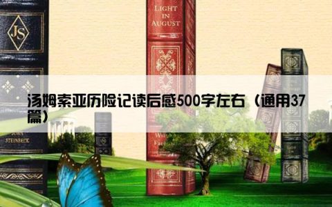 汤姆索亚历险记读后感500字左右（通用37篇）