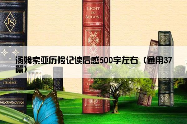 汤姆索亚历险记读后感500字左右（通用37篇）