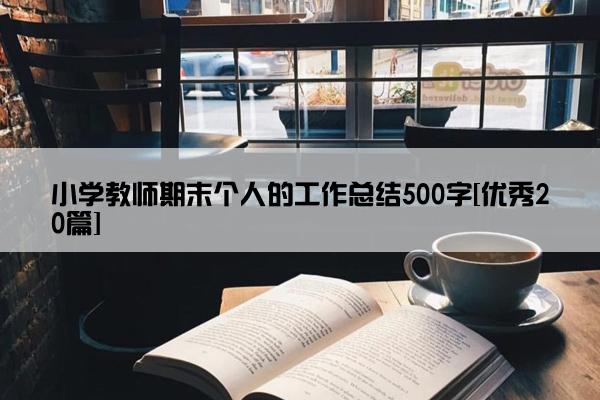 小学教师期末个人的工作总结500字[优秀20篇]