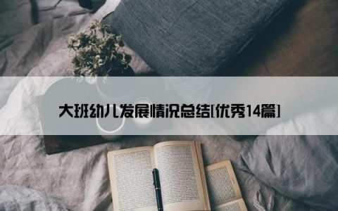 大班幼儿发展情况总结[优秀14篇]