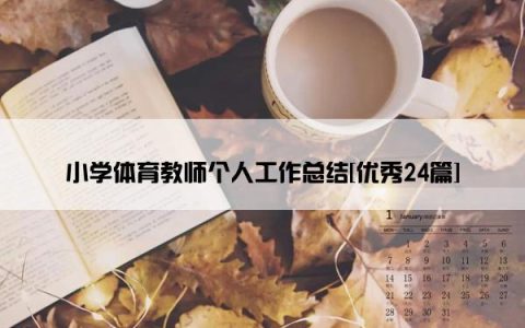 小学体育教师个人工作总结[优秀24篇]